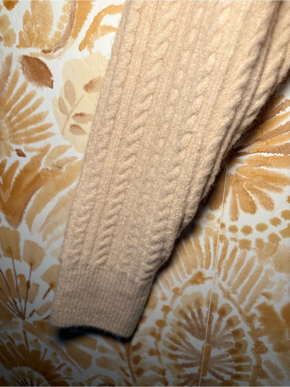 Love A Beige Romantic Cardigan L Black Bow Coquette Boho Cottagecore Preppy - Picture 10 of 12